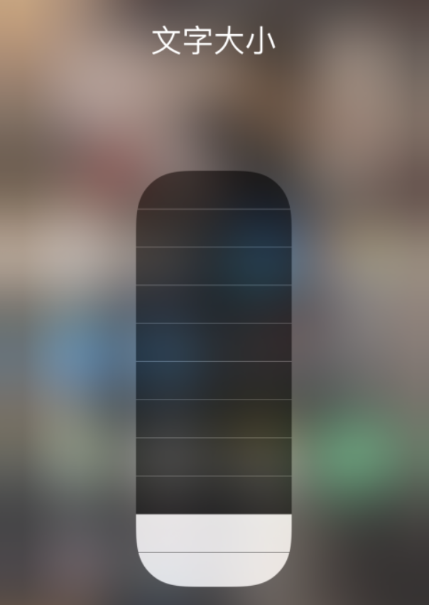 平顺苹果手机维修分享小技巧：在 iPhone 控制中心快速调节字体大小 